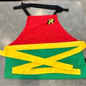 Batman and Robin -Robin Apron - Red, Green, Yellow